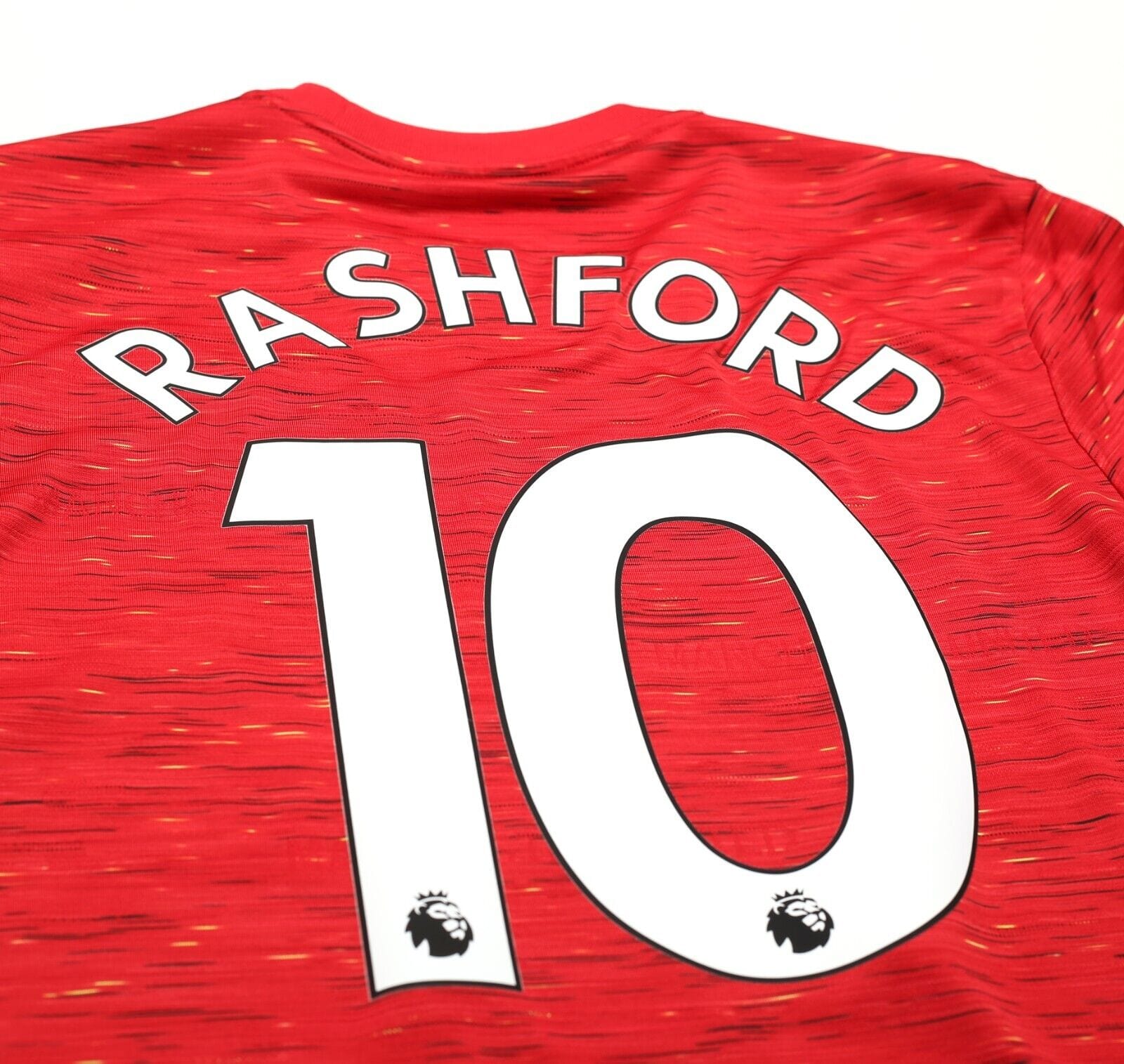 2020/21 RASHFORD #10 Manchester United Vintage adidas Home Football Shirt (M)