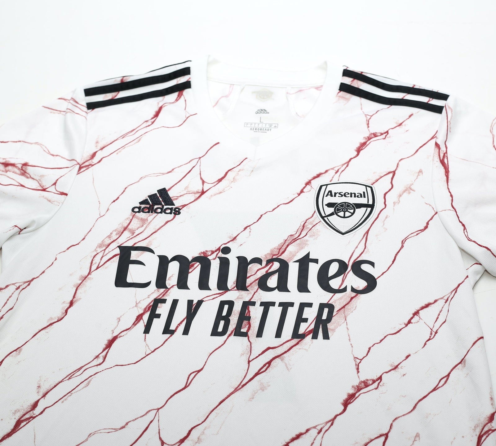 2020/21 SAKA #7 Arsenal Adidas Away Football Shirt (L)