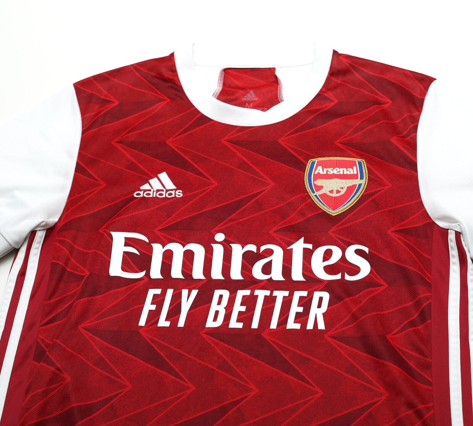 2020/21 SALIBA #4 Arsenal Vintage adidas Home Football Shirt (M)