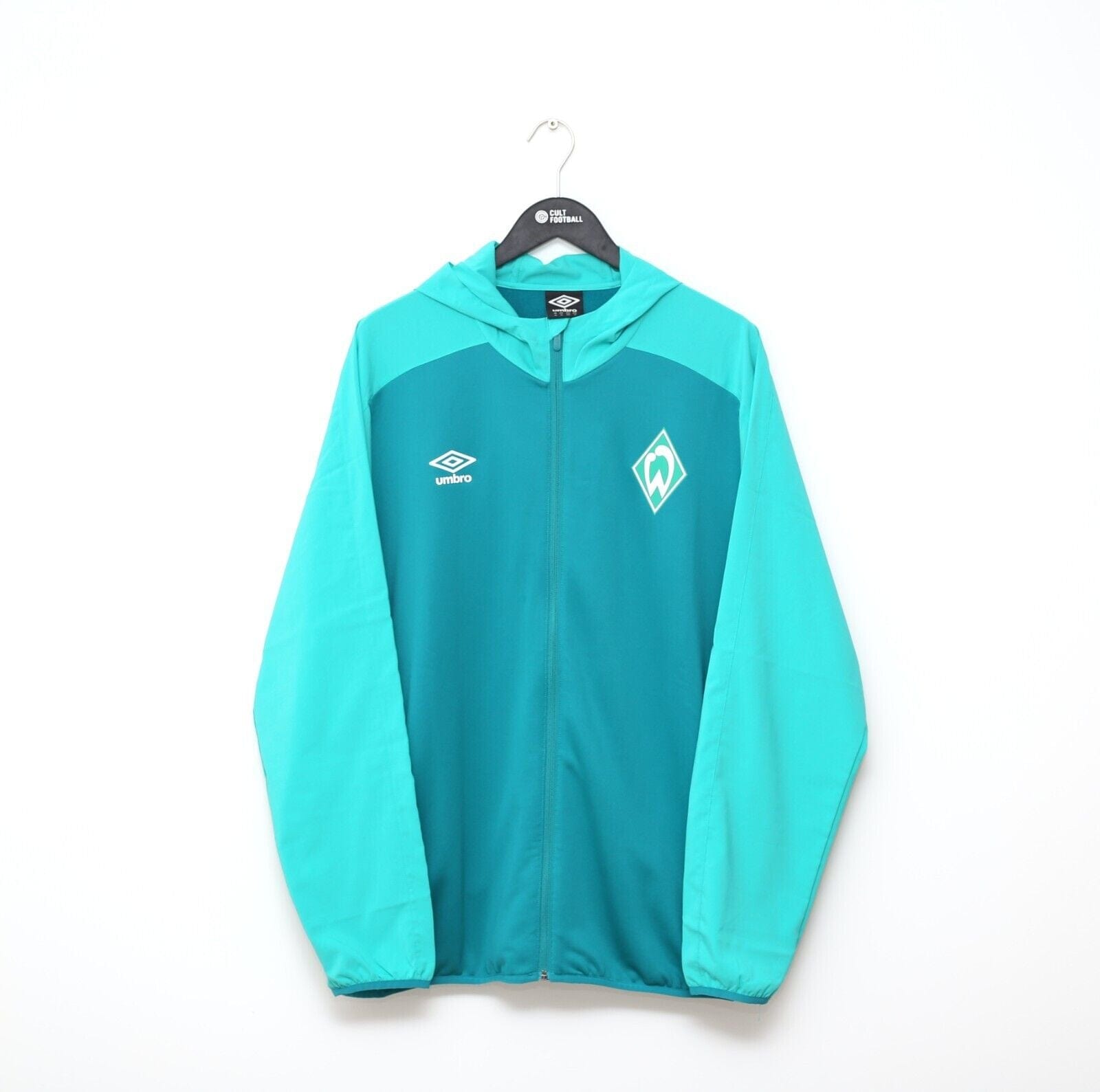 2020/21 WERDER BREMEN Vintage UMBRO Hooded Football Jacket (XL)