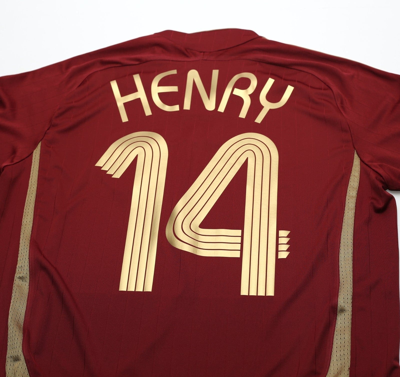 2021/22 HENRY #14 Arsenal adidas Teamgeist Football Shirt (M)