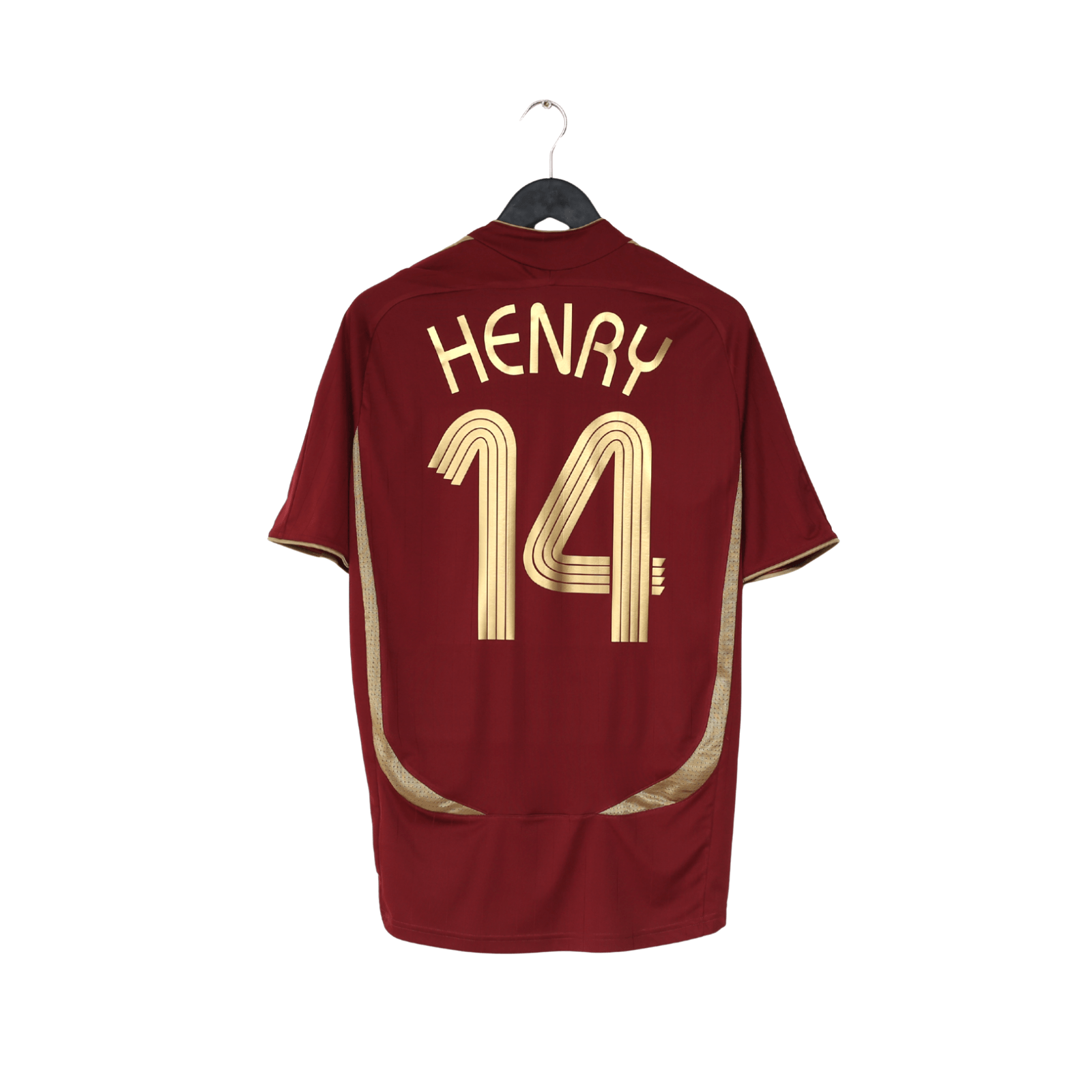 2021/22 HENRY #14 Arsenal adidas Teamgeist Football Shirt (M)