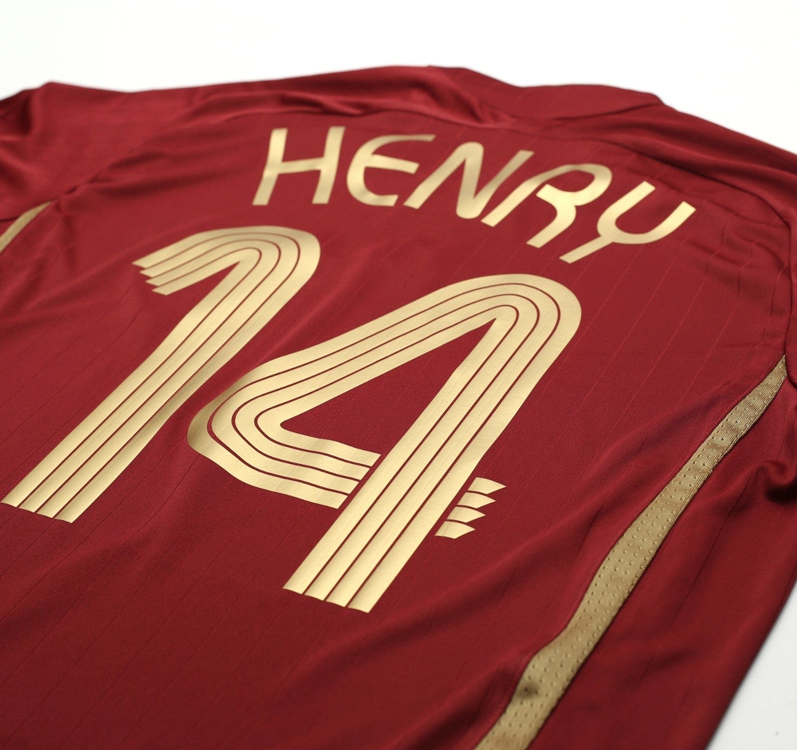 2021/22 HENRY #14 Arsenal adidas Teamgeist Football Shirt (M)