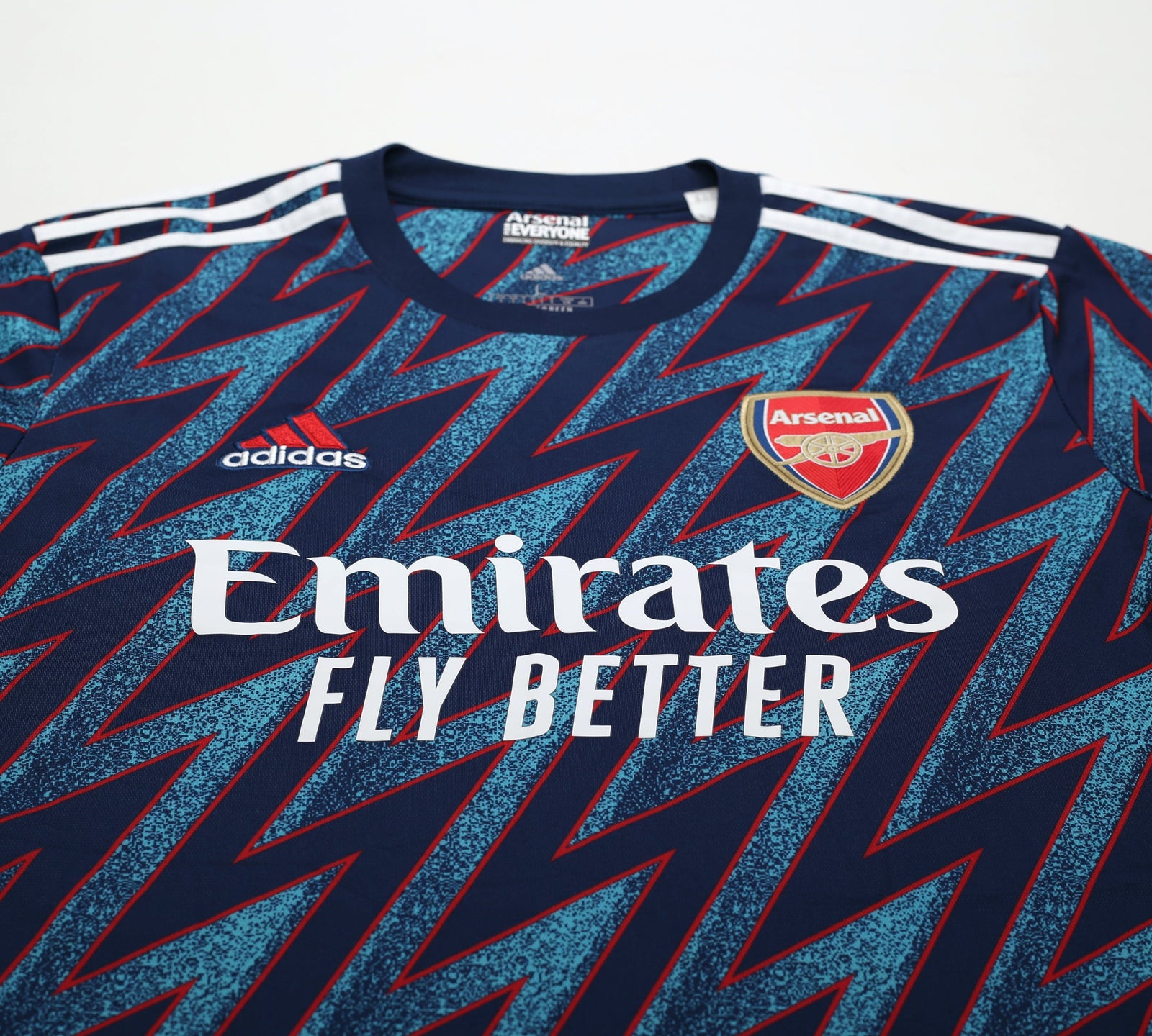 2021/22 SAKA #7 Arsenal Adidas Third Football Shirt (L)