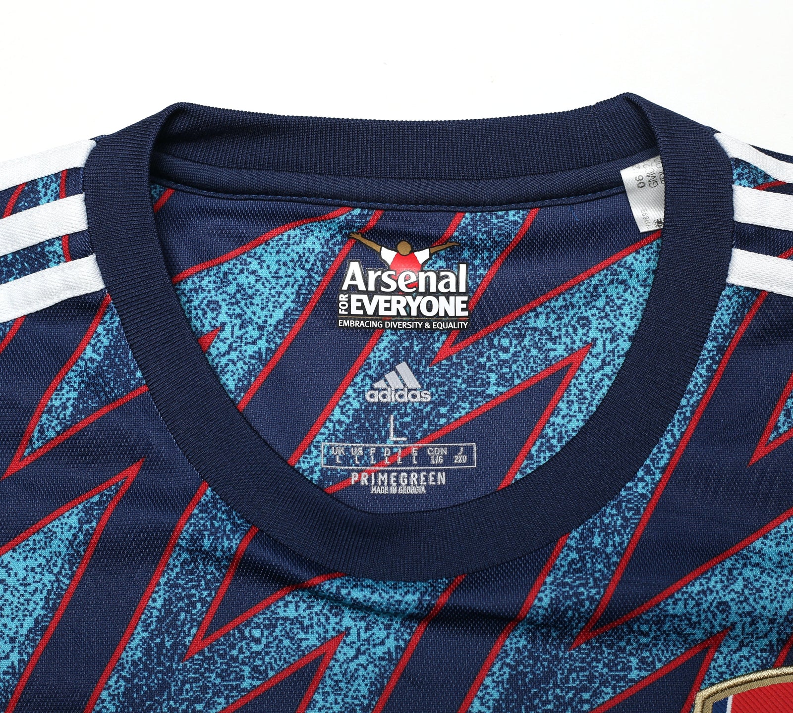 2021/22 SAKA #7 Arsenal Adidas Third Football Shirt (L)