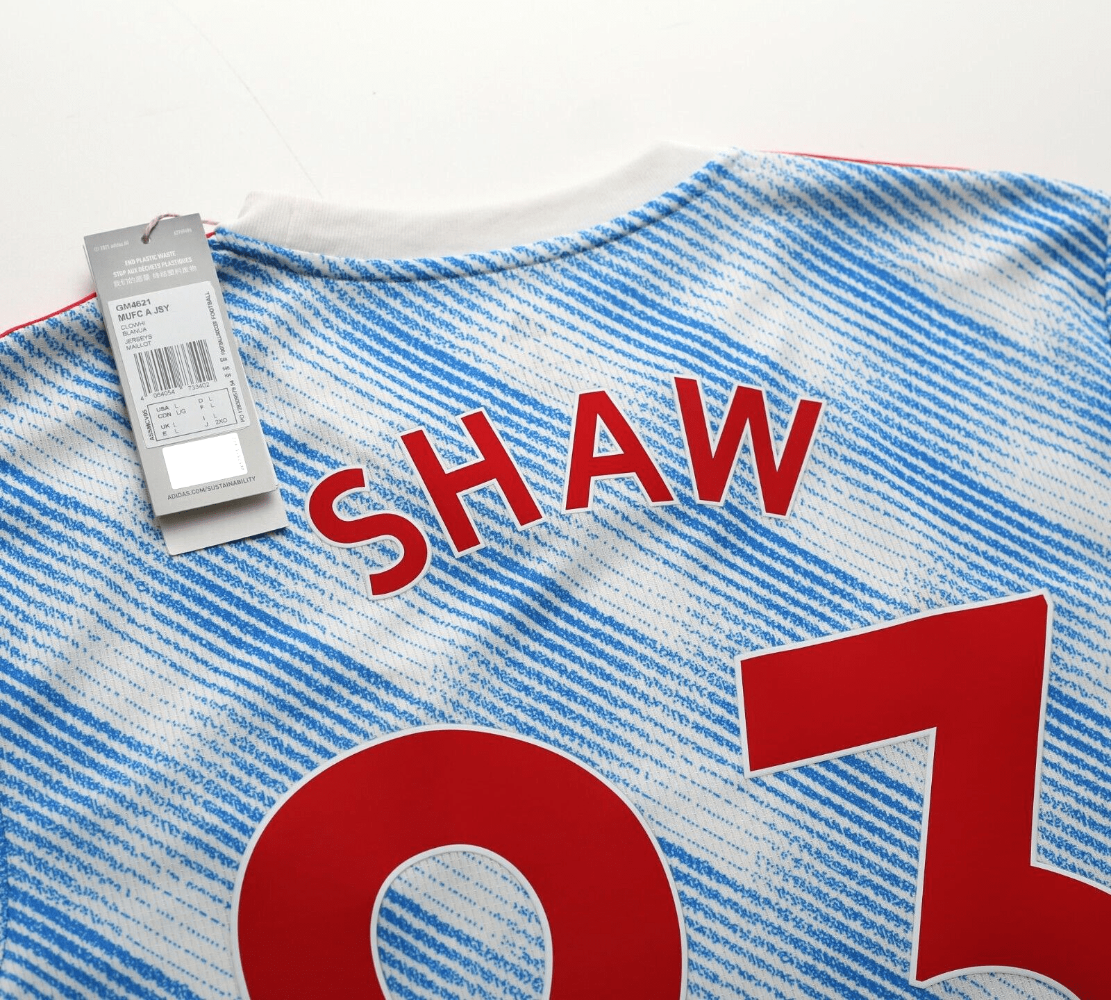 2021/22 SHAW #23 Manchester United Vintage adidas Away Football Shirt (M/L) BNWT