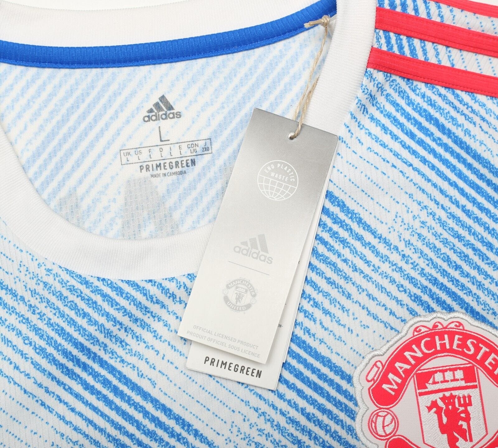 2021/22 SHAW #23 Manchester United Vintage adidas Away Football Shirt (M/L) BNWT