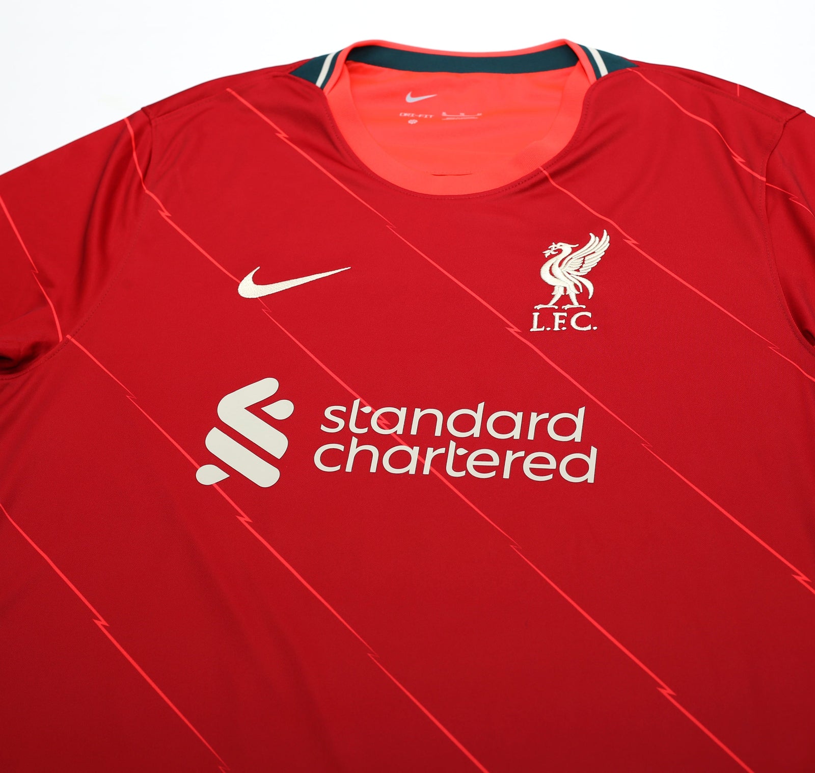 2021/22 VIRGIL #4 Liverpool Vintage Nike Home Football Shirt (XL) BNWT