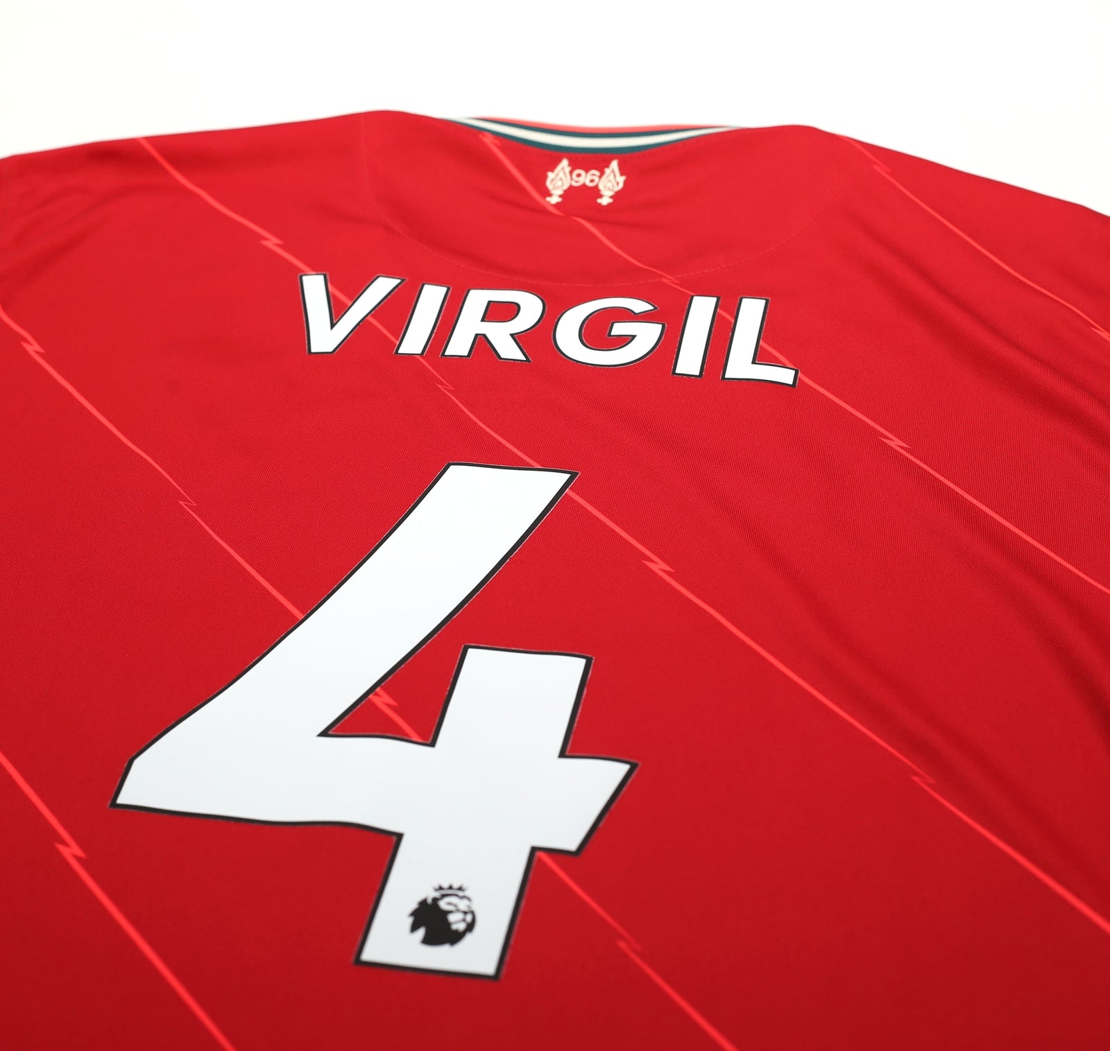 2021/22 VIRGIL #4 Liverpool Vintage Nike Home Football Shirt (XL) BNWT