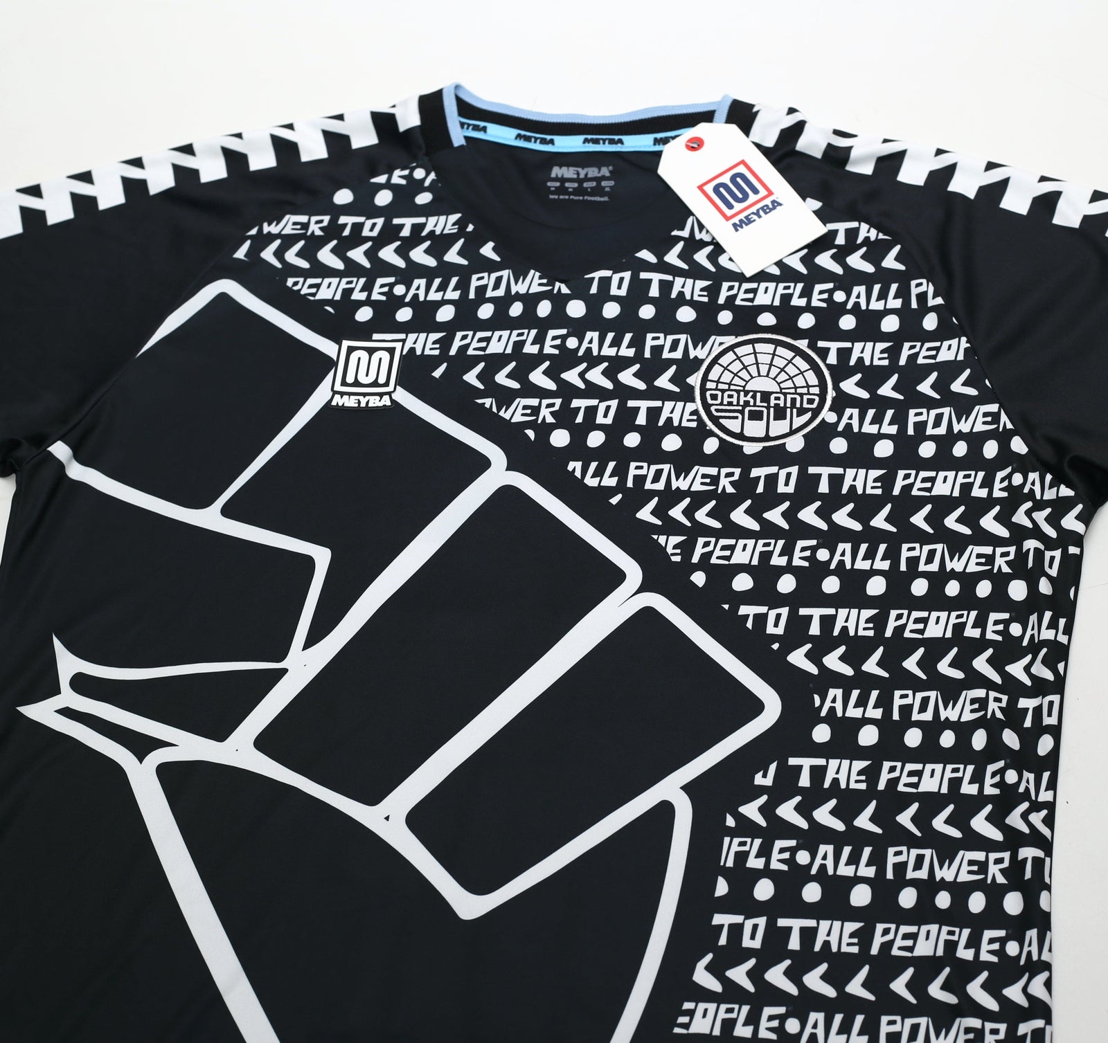 2022-23 Oakland Soul Rooted in Power Meyba football shirt BNWT