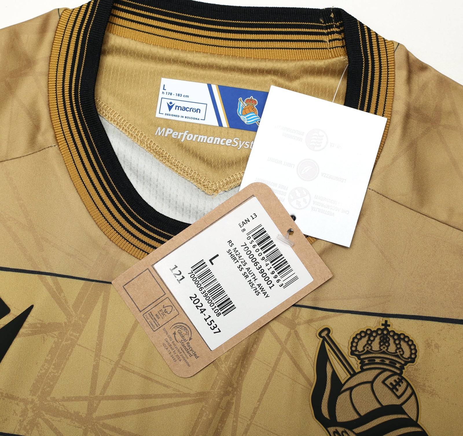 2024/25 Real Sociedad Macron away shirt | New | All sizes