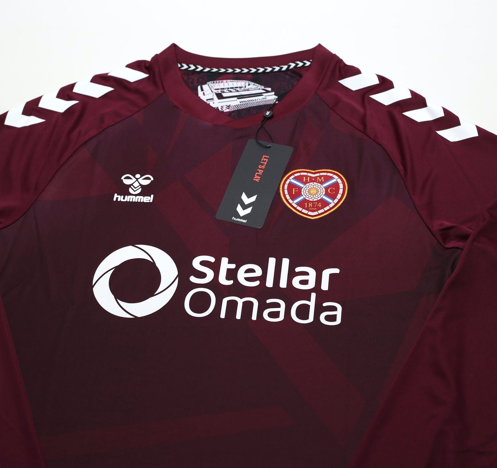 2025-26 Hearts Hummel long sleeve home shirt (New in bag)