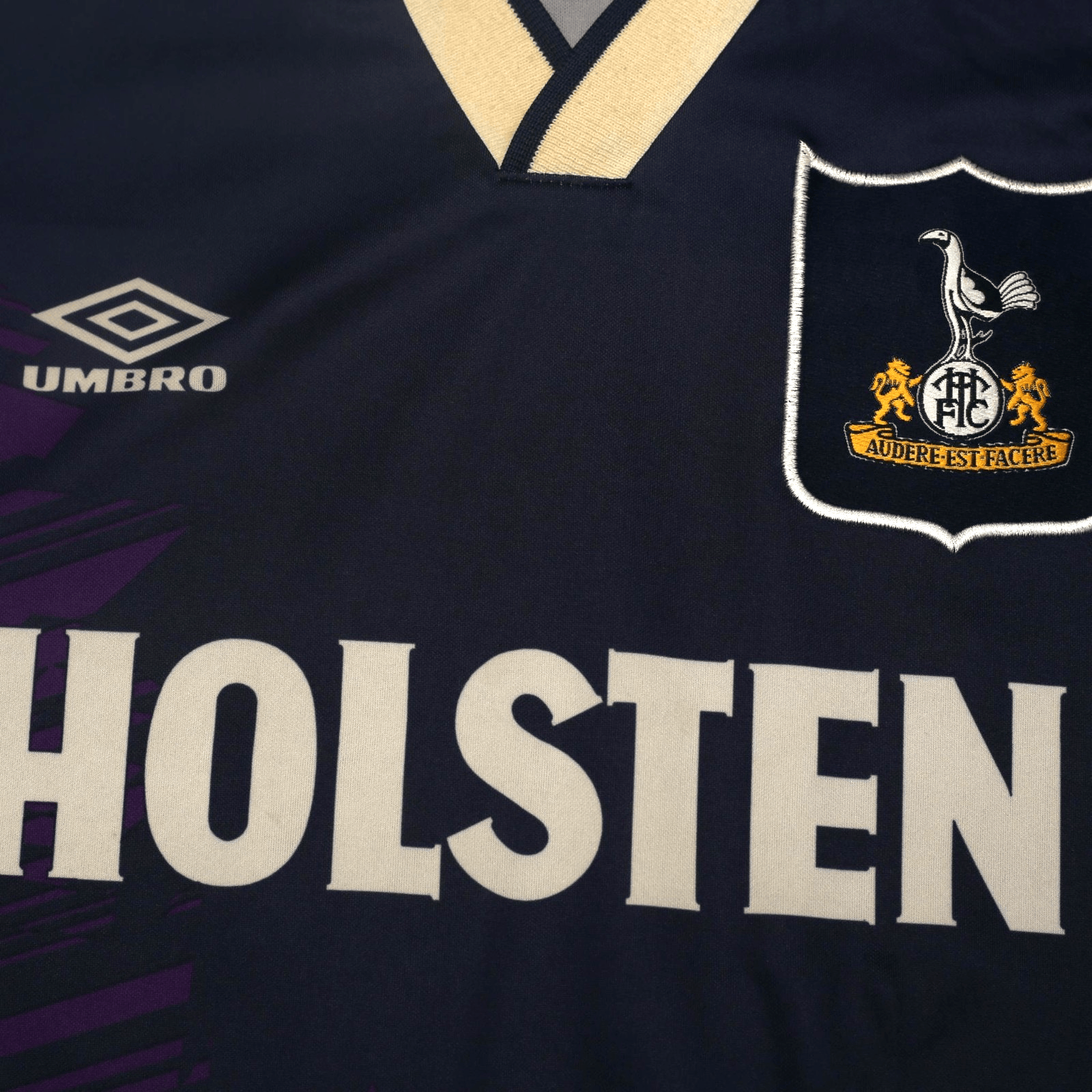 1994/95 Klinsmann #18 Tottenham Hotspur Vintage Umbro Away Football Shirt (XXL)6