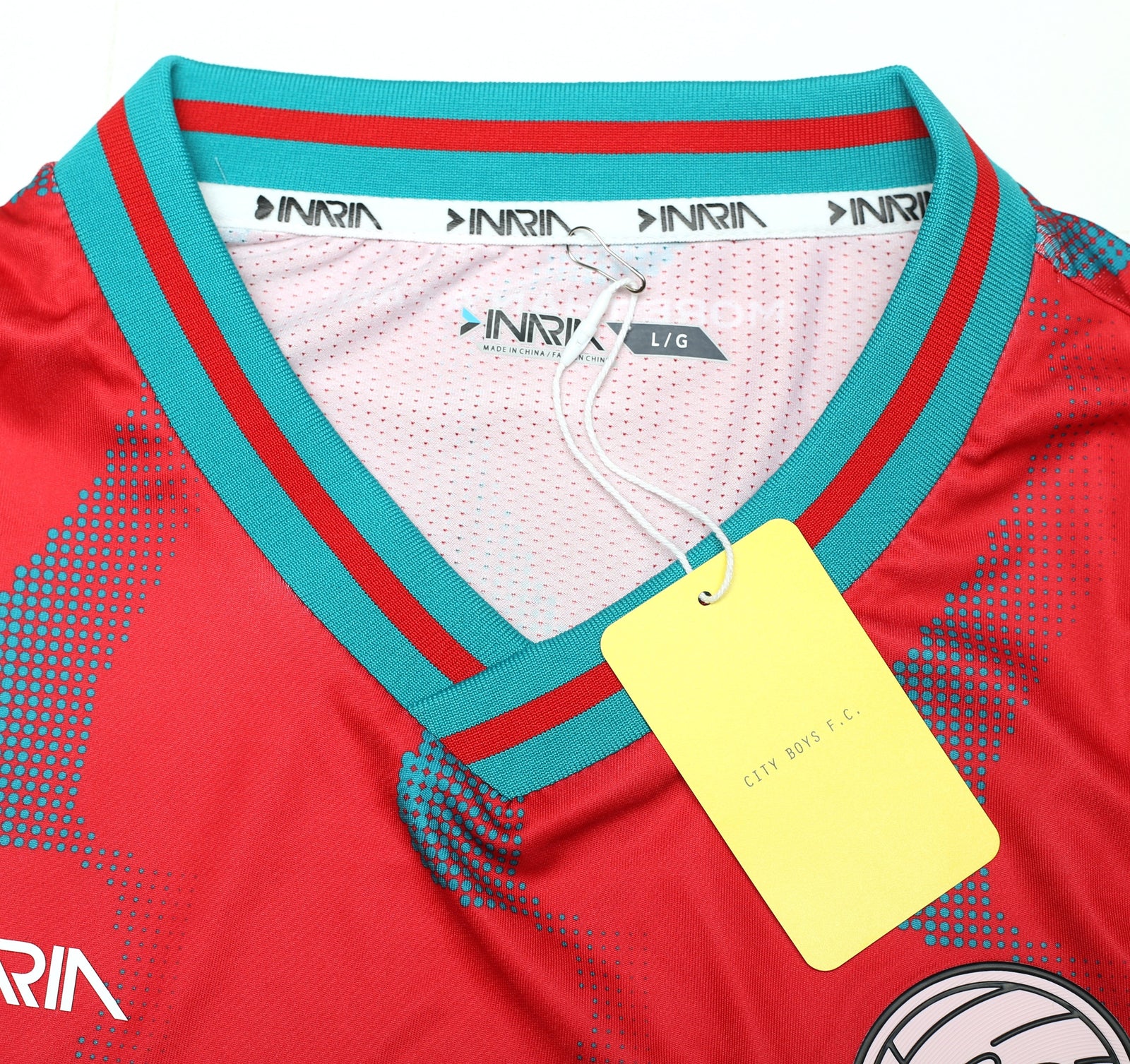 Hot Smoke City Boys FC v Inaria football shirt