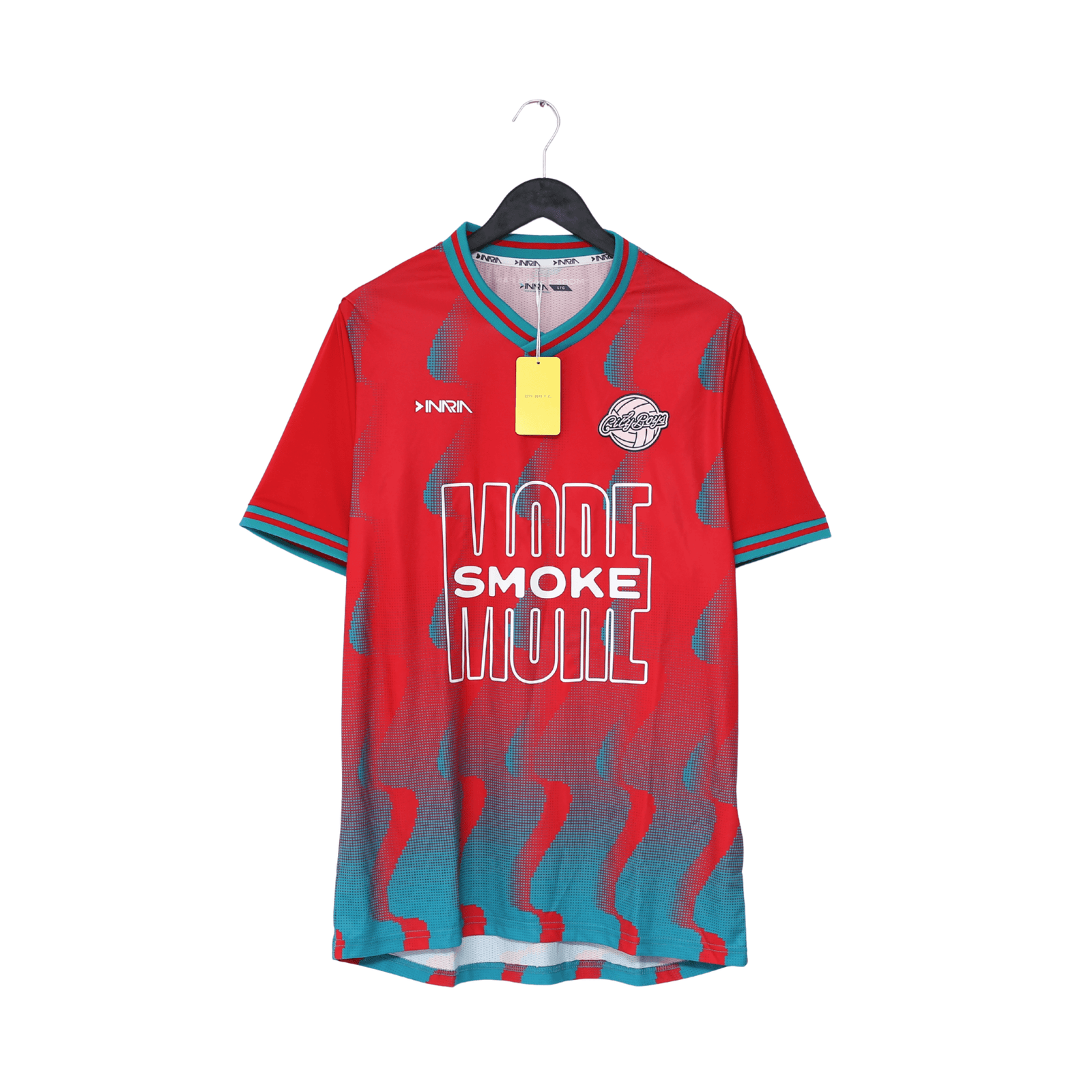 Hot Smoke City Boys FC v Inaria football shirt