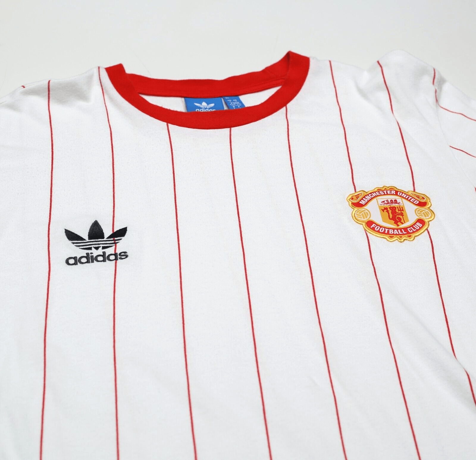 MANCHESTER UNITED Vintage Retro adidas Originals Cotton Tee (M/L)