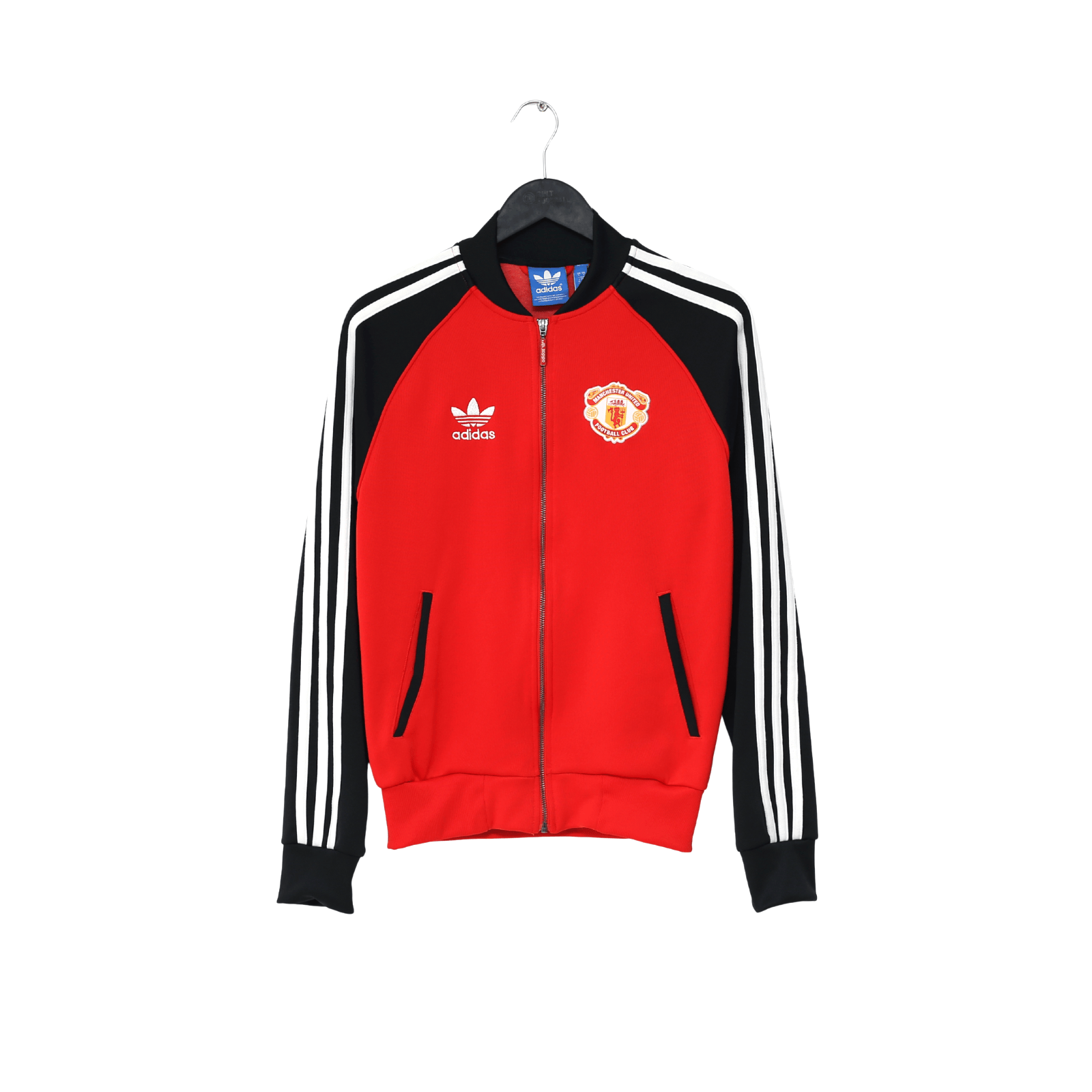 MANCHESTER UNITED Vintage Retro adidas Originals Superstar Track Top (S)