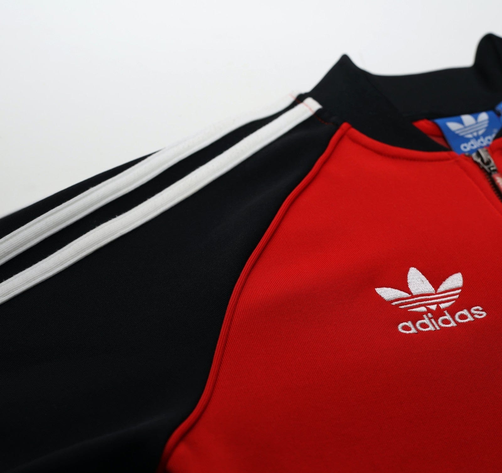 MANCHESTER UNITED Vintage Retro adidas Originals Superstar Track Top (S)