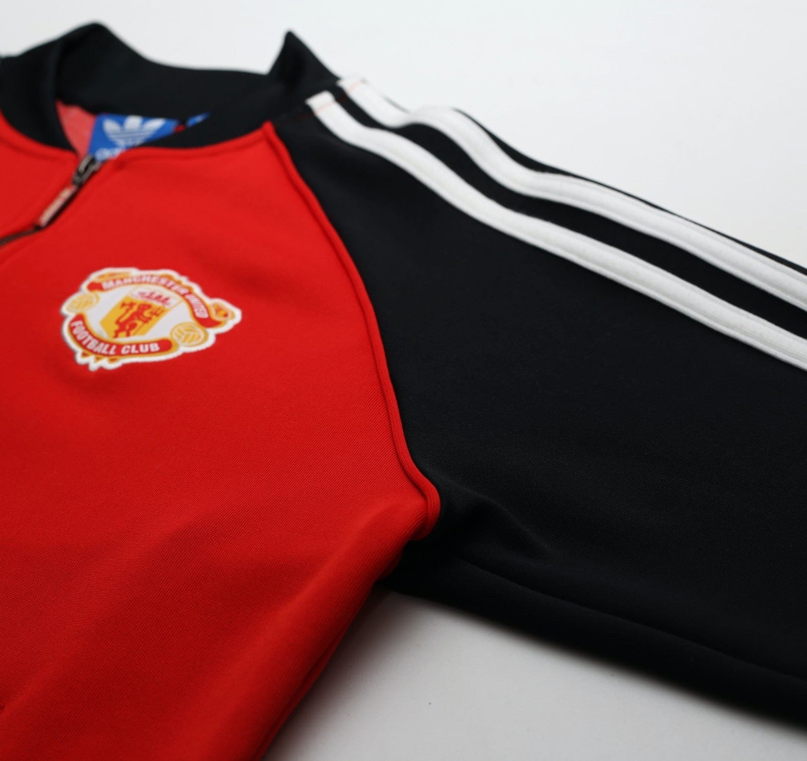 MANCHESTER UNITED Vintage Retro adidas Originals Superstar Track Top (S)