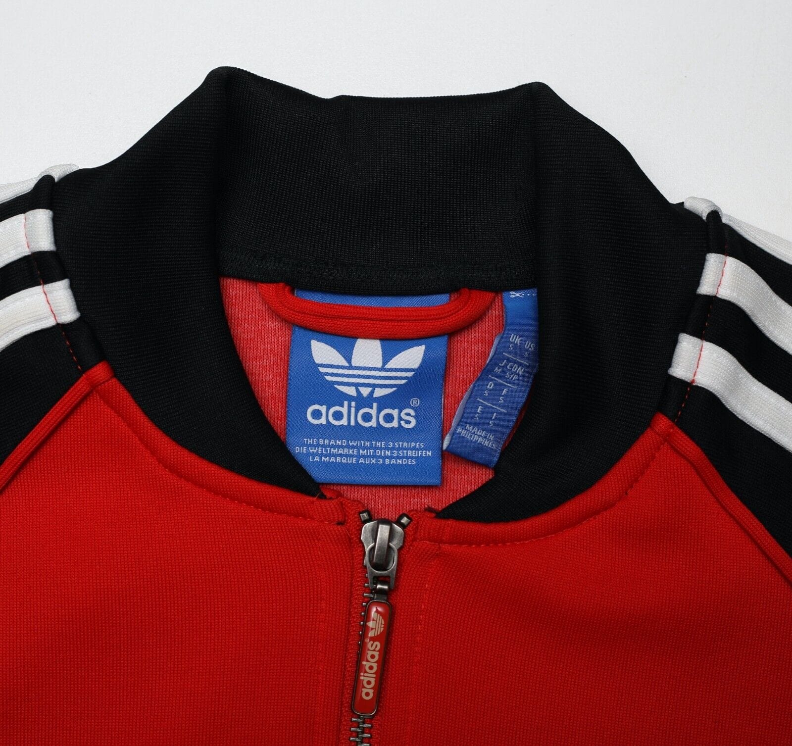 MANCHESTER UNITED Vintage Retro adidas Originals Superstar Track Top (S)