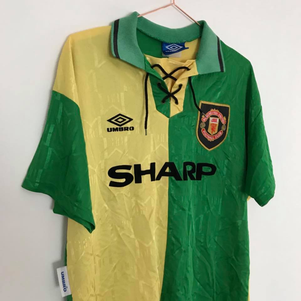 1992-94 Manchester United Newton Heath 3rd Shirt Excellent M - Football Shirt Collective
