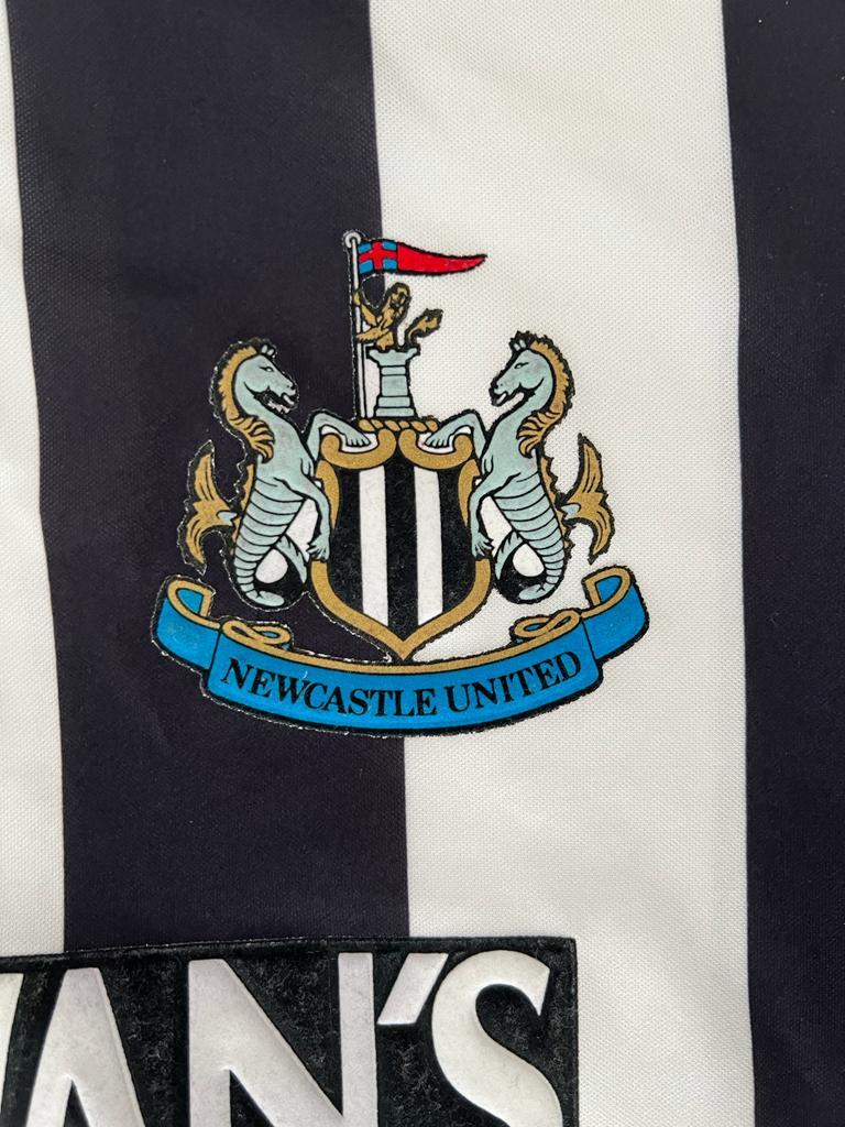 1993-95 Newcastle United asics home football shirt S (Excellent)