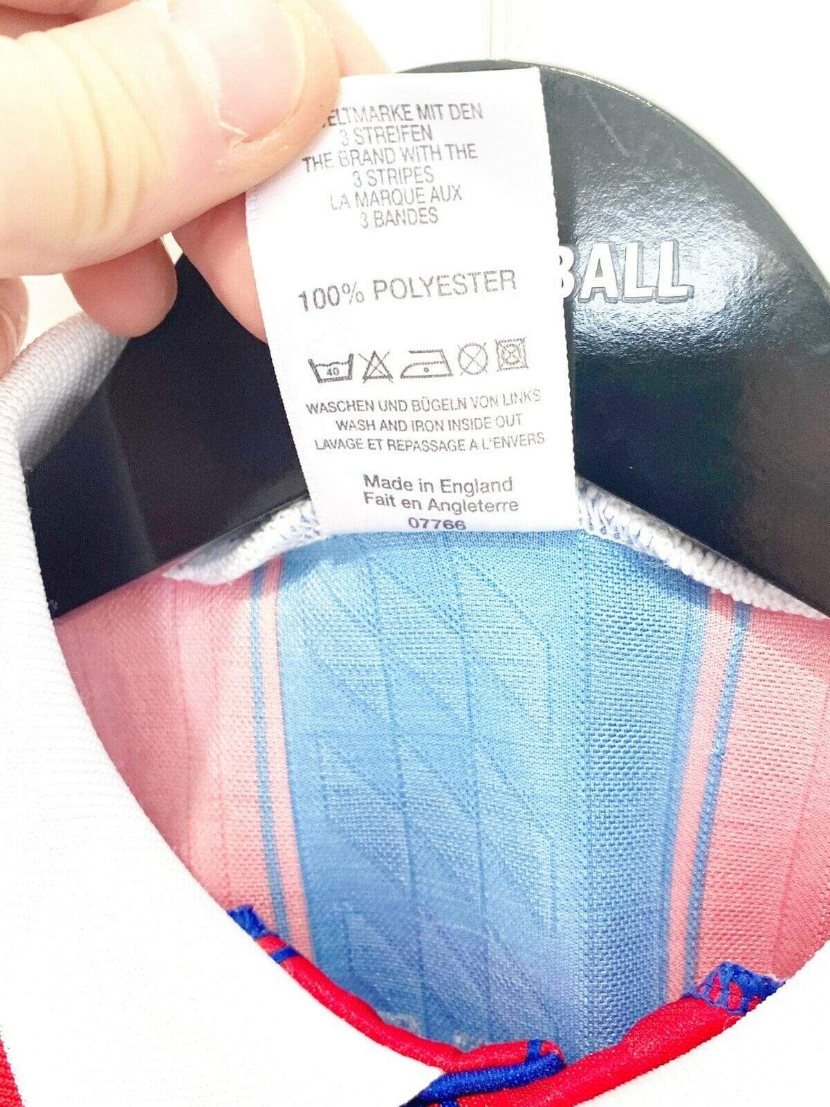 Cult Football 1995/97 SCHOLL #7 Bayern Munich Vintage Adidas Home Football Shirt (S) Germany