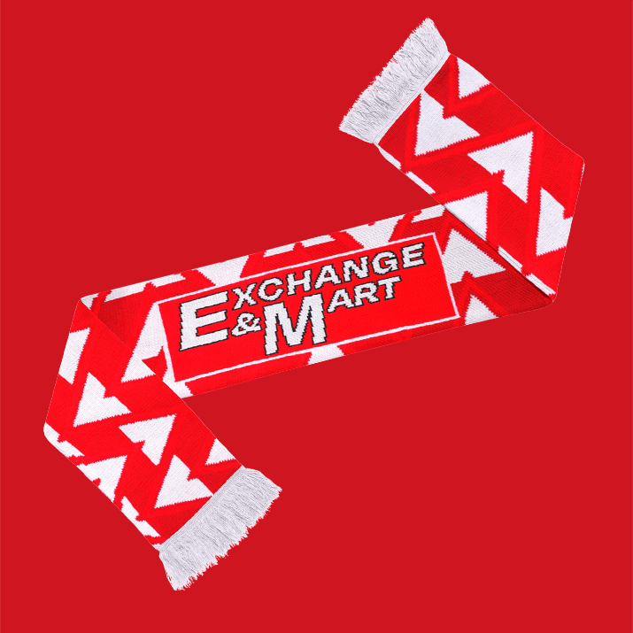 Fans Favourite Bournemouth Retro Football Scarf - 1992-'94 Home