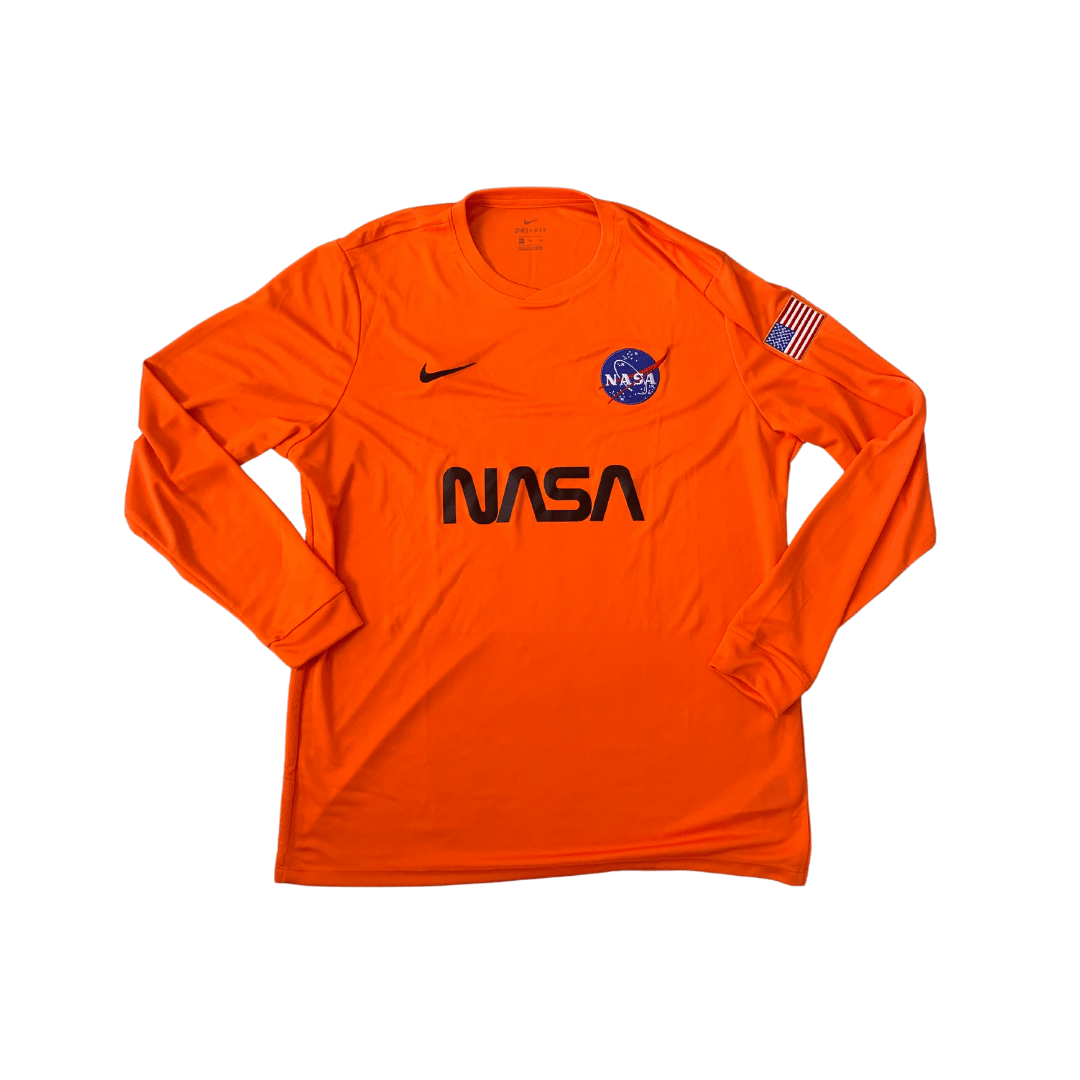 TheConceptClub Nasa Orange Sun Jersey Long Sleeve (Orange)