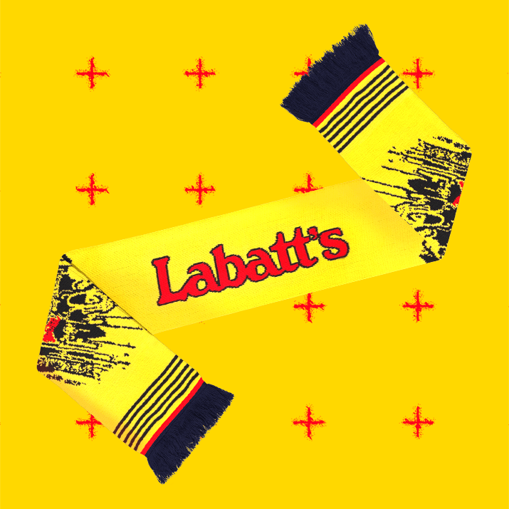 Fans Favourite Nottingham Forest Retro Football Scarf - 1995-'97 Away