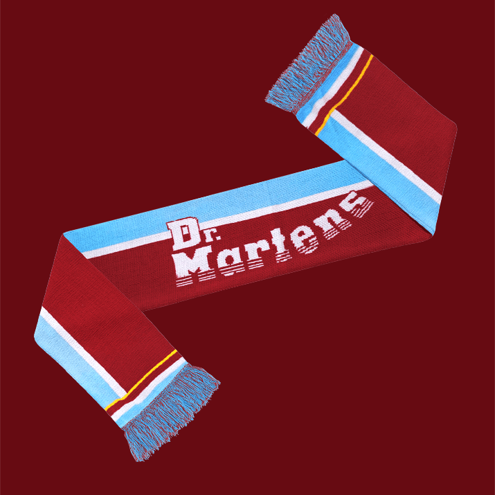 Fans Favourite West Ham Retro Football Scarf - Home 1999-2001