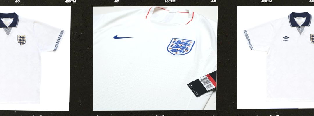 England World Cup shirts