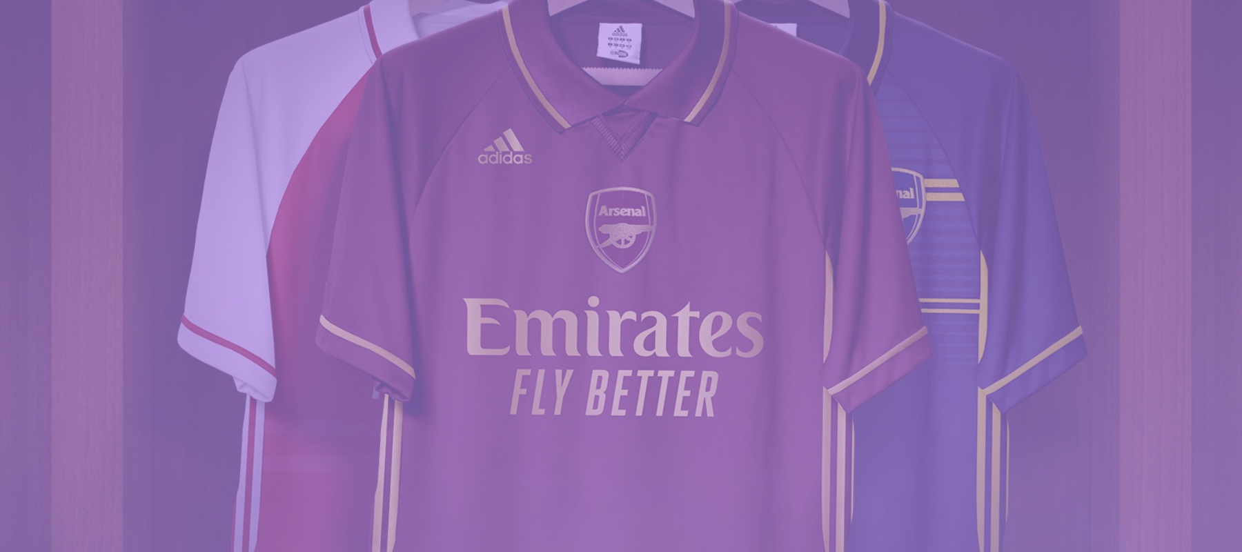 The redcurrant Arsenal shirt is back