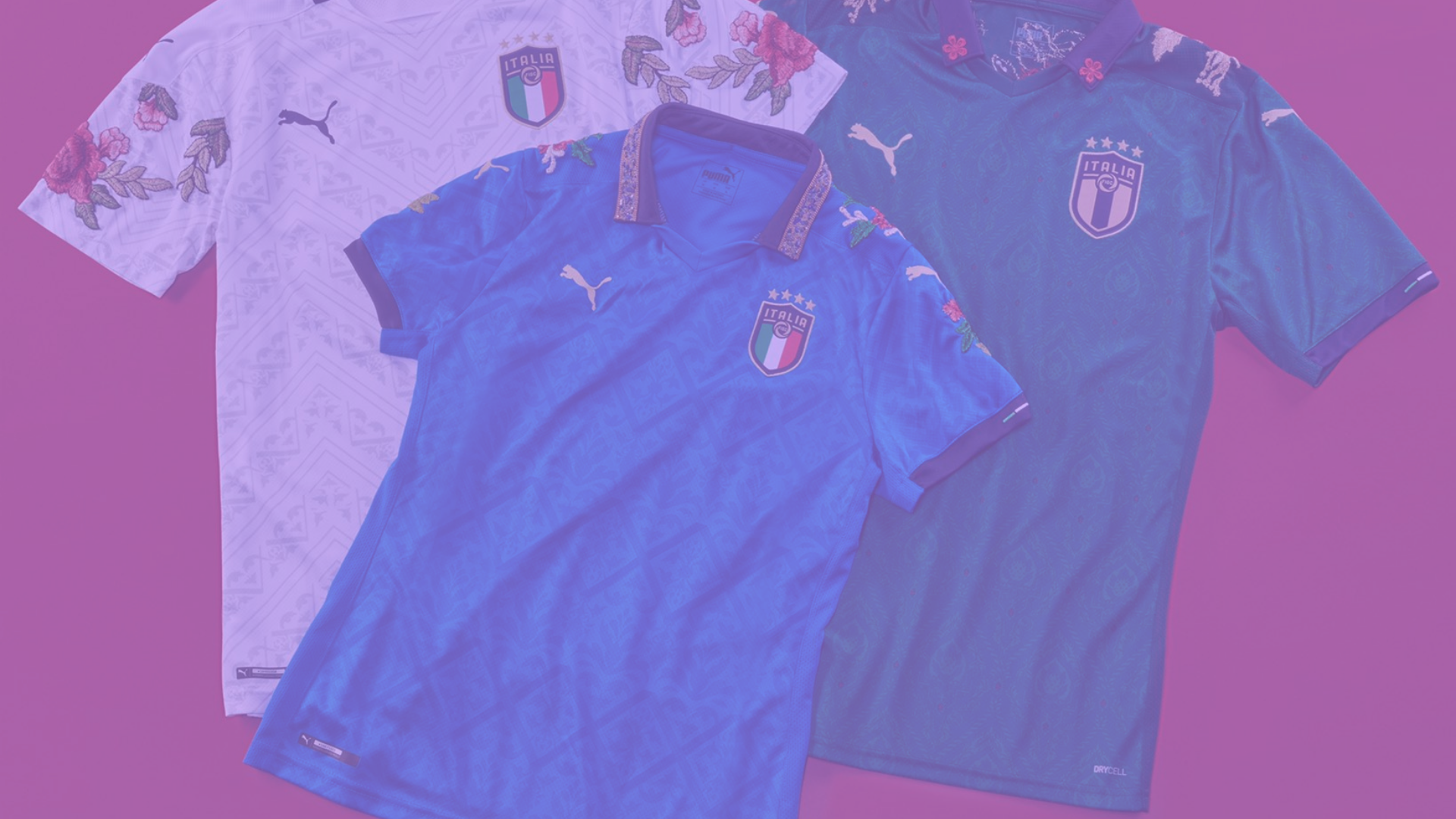 Embroidered Italy kits are beautiful