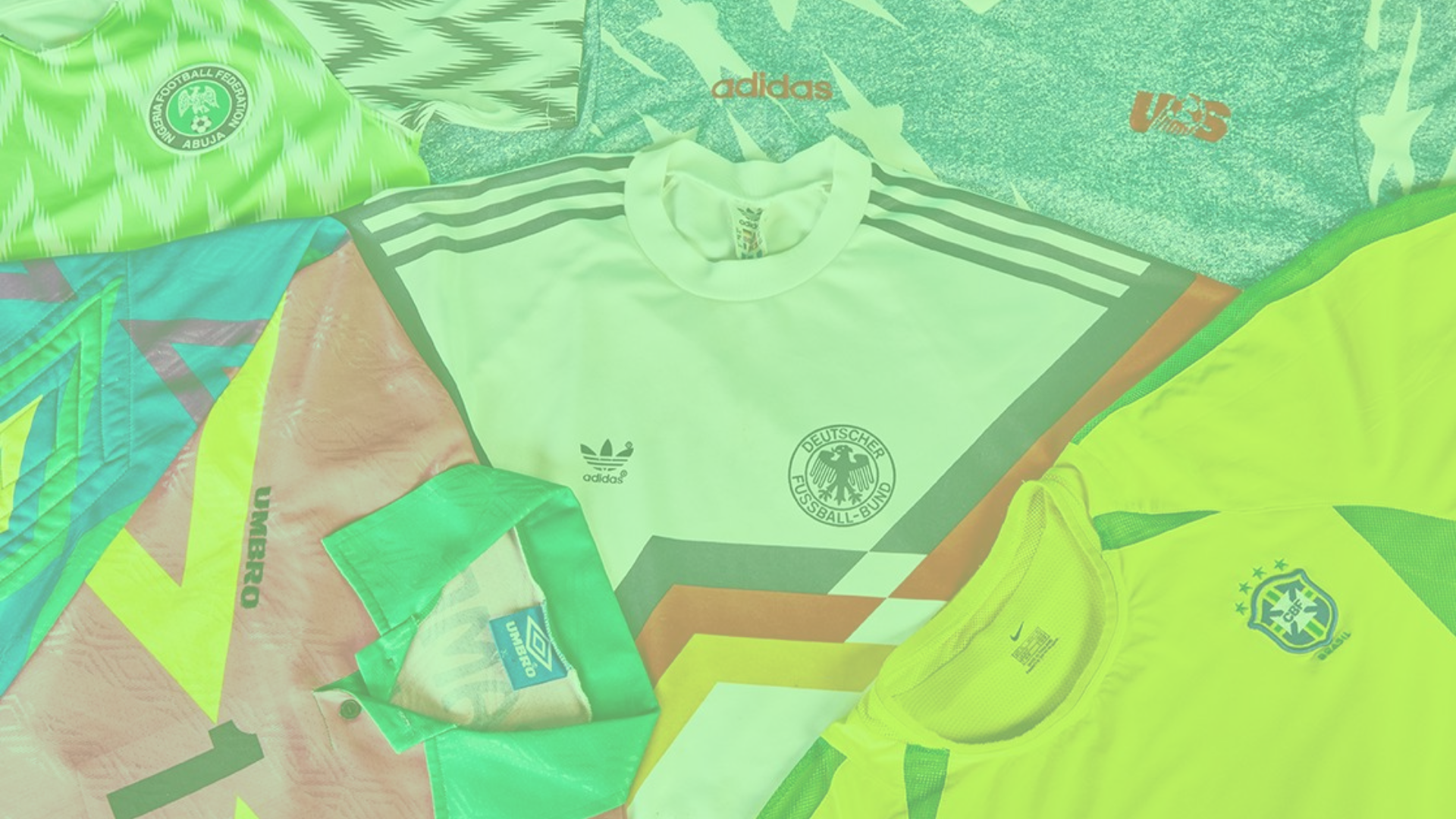 Vintage Retro football shirts