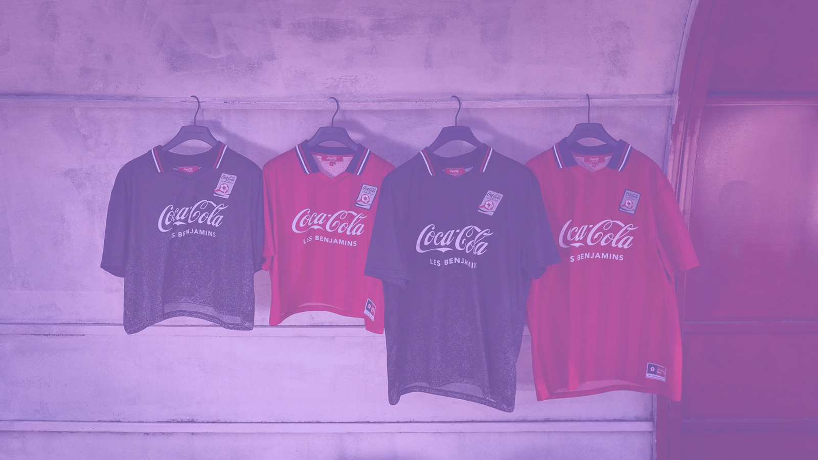 Les Benjamins reminded us of Coca Cola sponsors