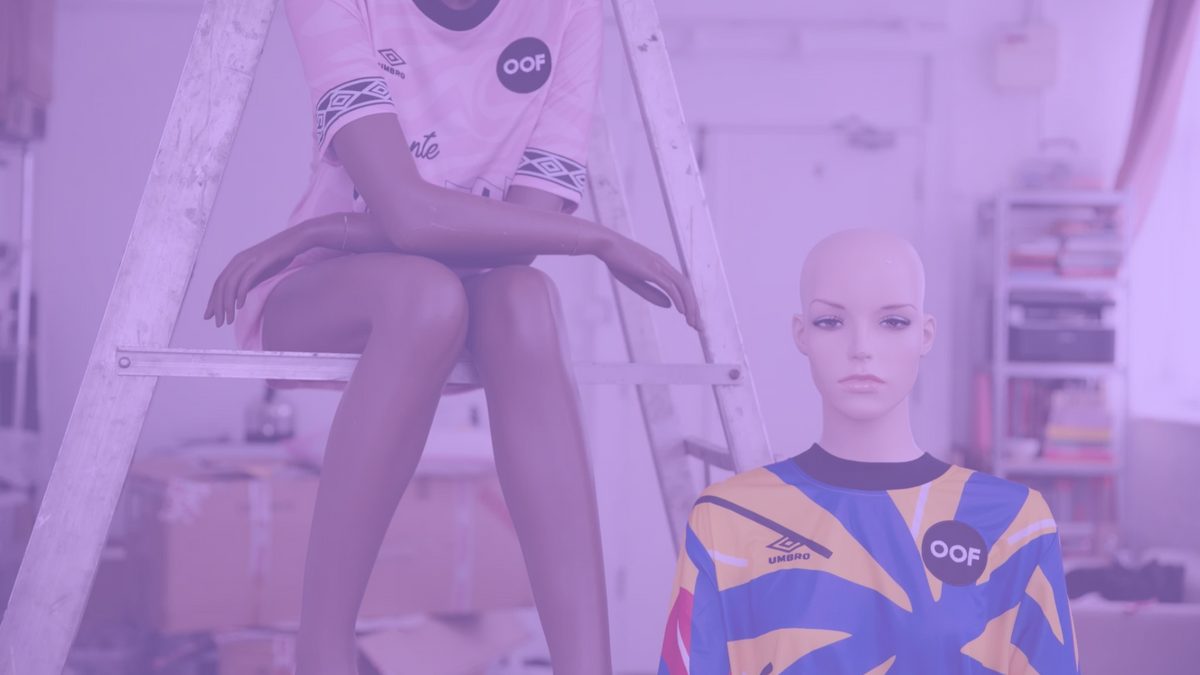 Limited edition OOF x Umbro shirts are an artistic delight