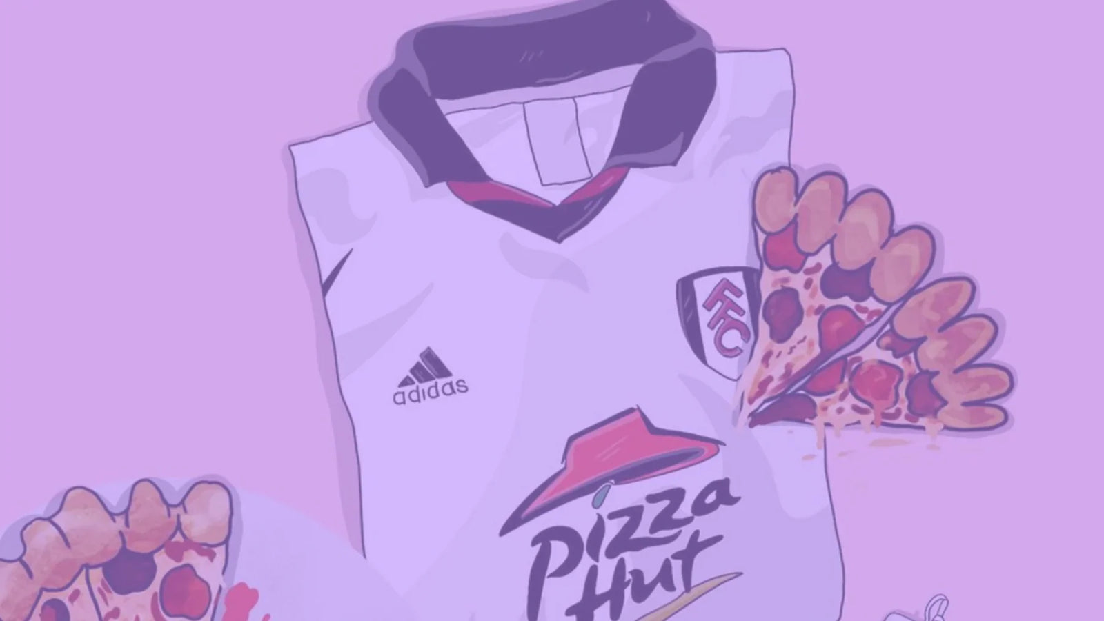 Fulham Pizza Hut shirt
