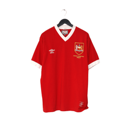 1956/57 Champions Manchester United Retro Umbro Home Football Shirt (M)