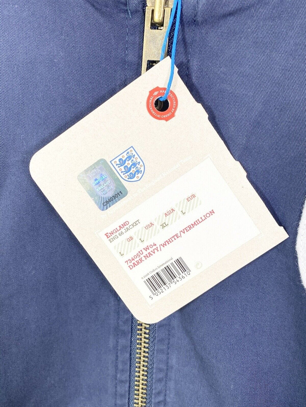 1966 Alf RAMSEY England Retro Umbro Football Track Top Jacket (L) BNWT World Cup