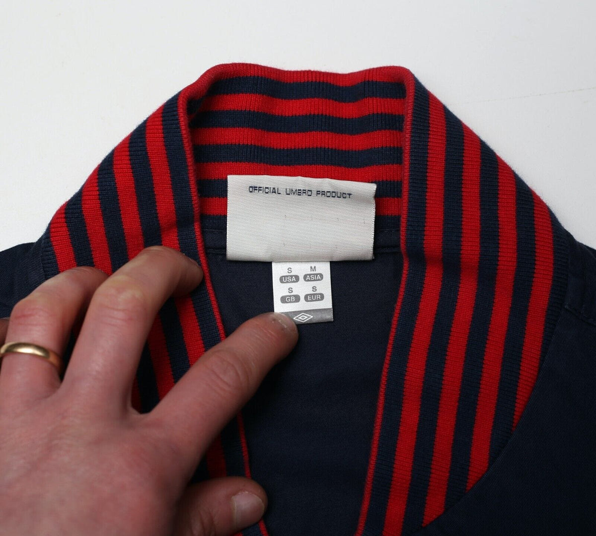 1966 Alf RAMSEY England Retro Umbro Football Track Top Jacket (S) World Cup 66