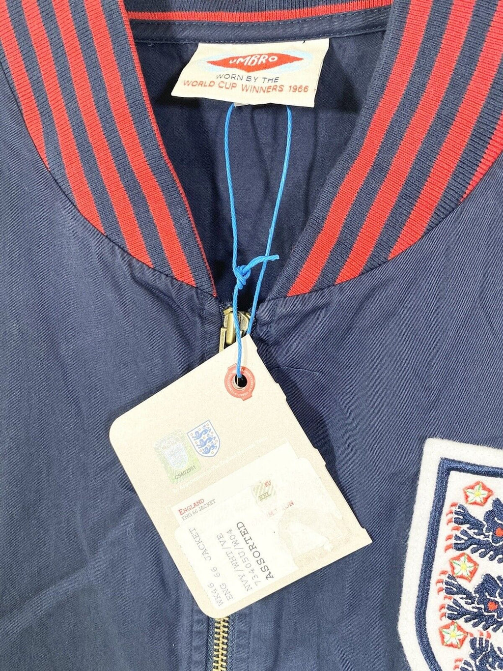 1966 Alf RAMSEY England Retro Umbro Football Track Top Jacket (XXL) BNWT World Cup