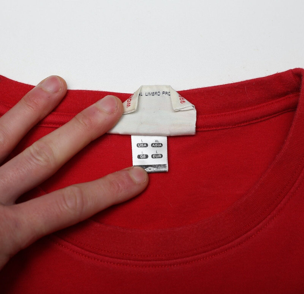 1966 Bobby CHARLTON #10 England Vintage Umbro Away LS Football Shirt (M/L)