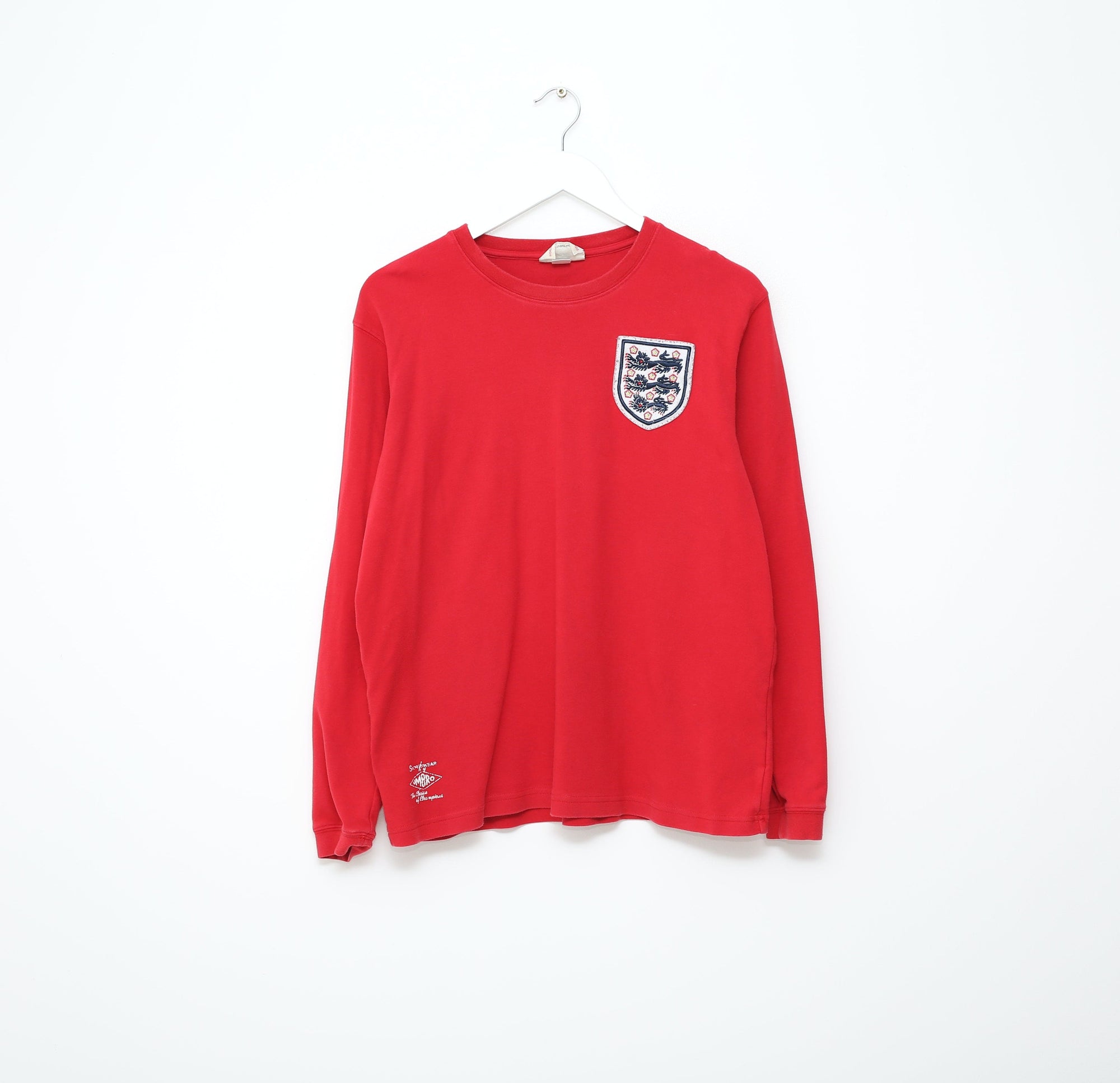 1966 Bobby CHARLTON #10 England Vintage Umbro Away LS Football Shirt (M/L)