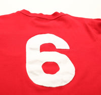 1966 Bobby MOORE #6 England Vintage Umbro Away LS Football Shirt (S) West Ham