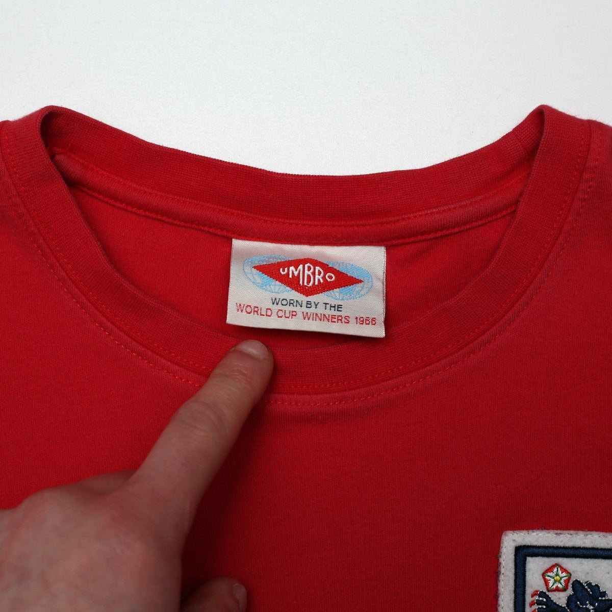 1966 England Reto Umbro World Cup 66 Away Football Shirt (M)