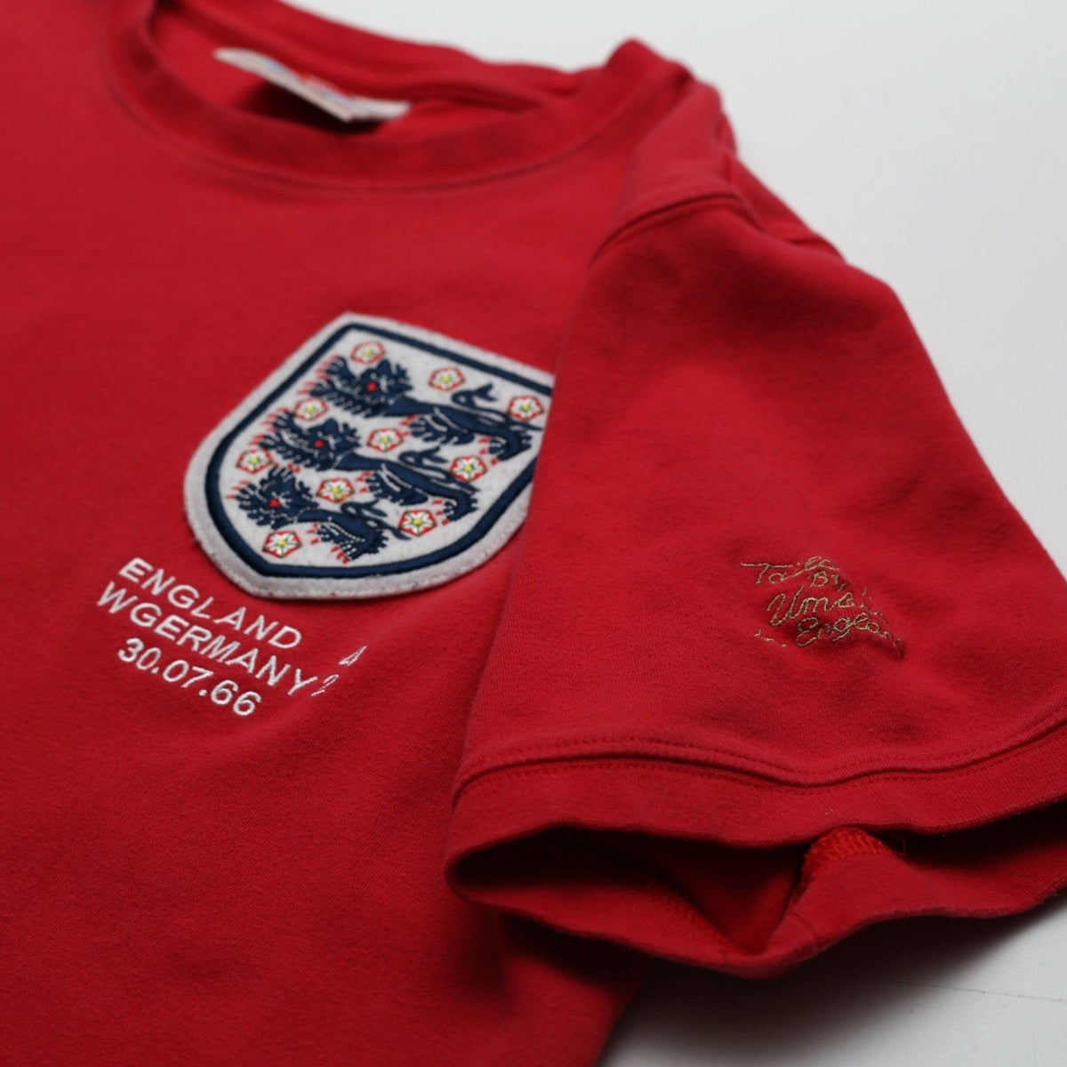 1966 England Reto Umbro World Cup 66 Away Football Shirt (M)