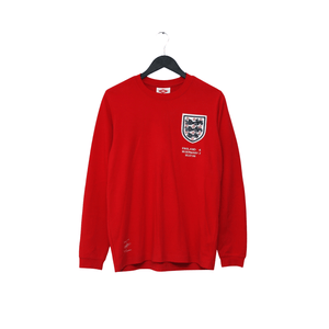 1966 England Reto Umbro World Cup 66 Long Sleeve Away Football Shirt (M)