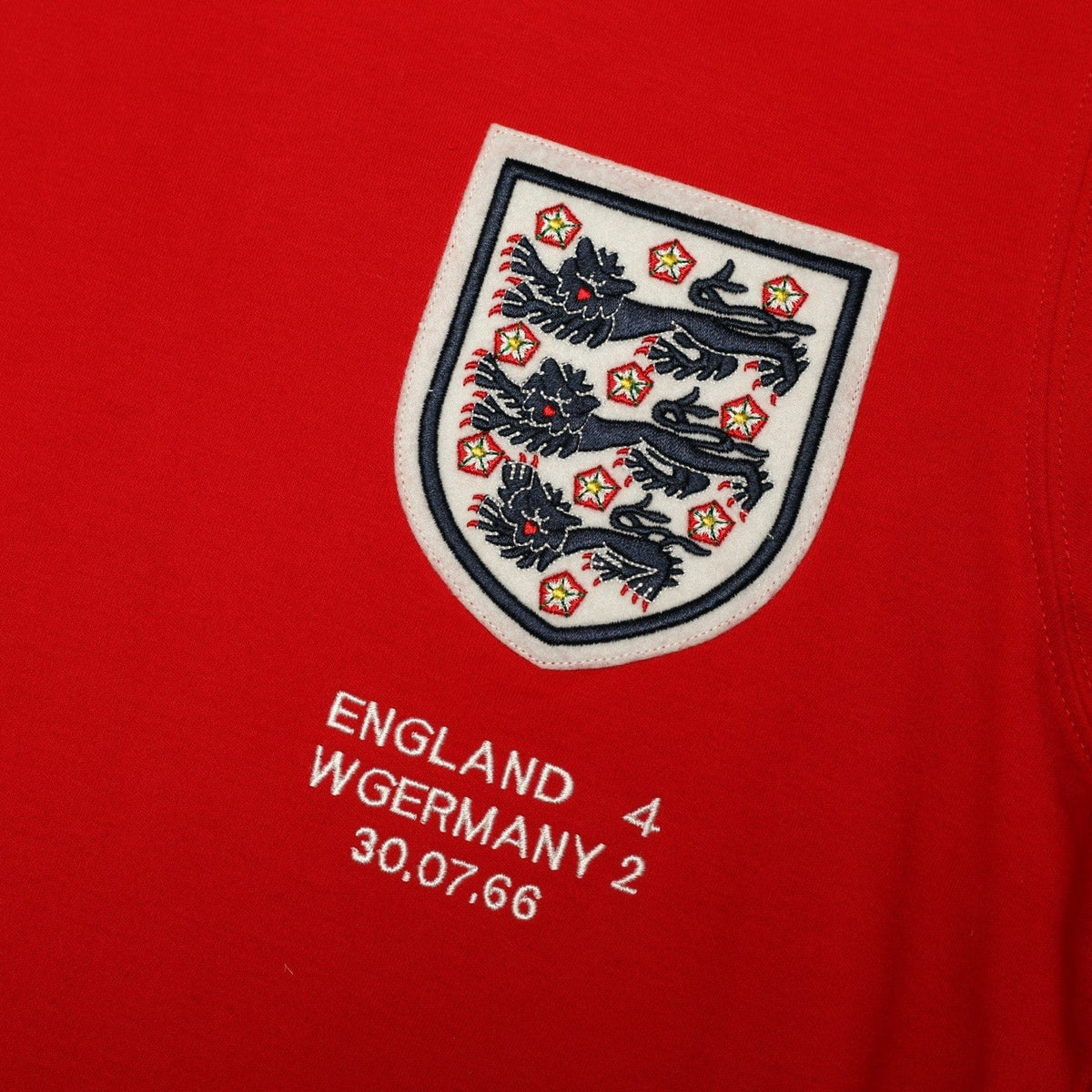 1966 England Reto Umbro World Cup 66 Long Sleeve Away Football Shirt (M)