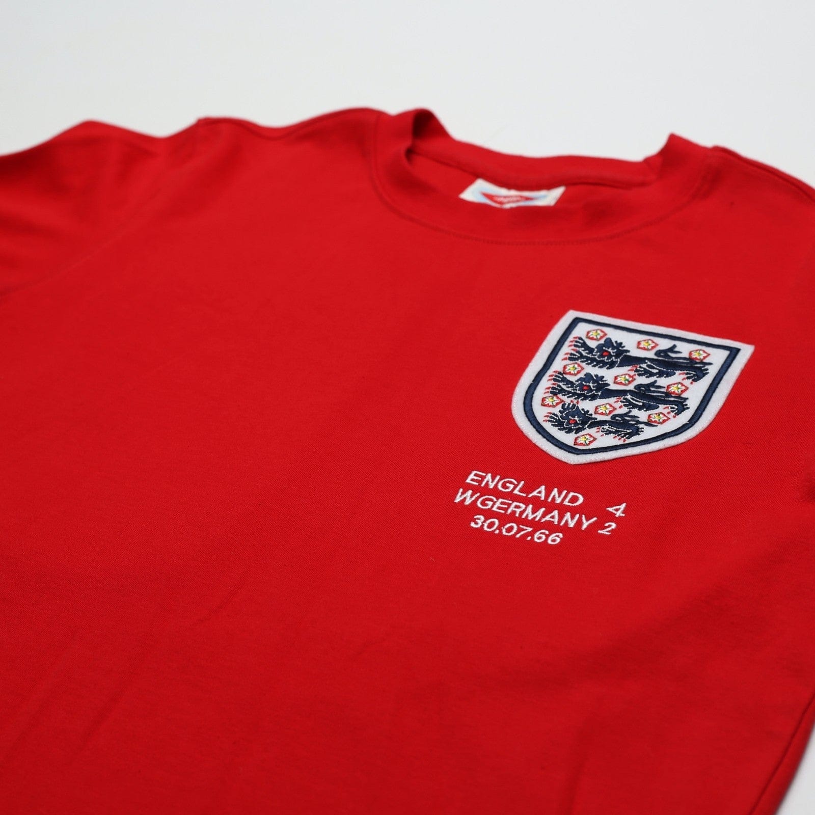 1966 England Reto Umbro World Cup 66 Long Sleeve Away Football Shirt (M)
